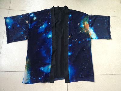 【出样衣啦~】独家原创设计软萌风日式原宿和风星空宇宙浴衣外套