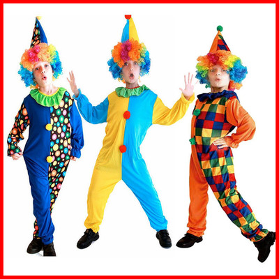 儿童节 万圣节儿童舞台表演演出服装服饰装扮 小丑服装衣服