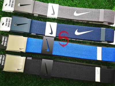 耐克高尔夫Nikegolf男士女式运动腰带 帆布 平滑扣 美国正品 包邮