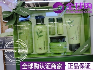 现货韩国 innisfree悦诗风吟绿茶水乳保湿单品两件套装四件套盒