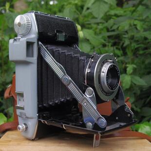 皮腔折叠风琴相机旧货保真老货古董柯达Kodak Tourist相机老物件