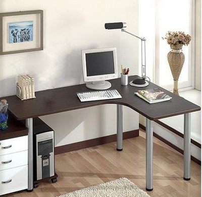 简易台式电脑桌子员工办公桌墙角桌转角桌书桌学习桌写字台可定制