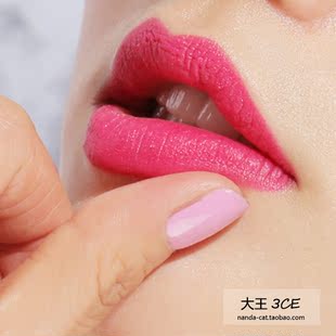 韩国stylenanda正品3CE哑光蔓越莓粉色唇膏口红805金喜善同款