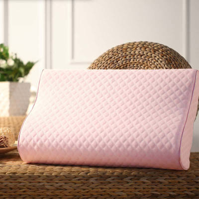 水星家纺护颈枕 保健枕头舒适透气记忆棉慢性回弹枕芯 正品特价