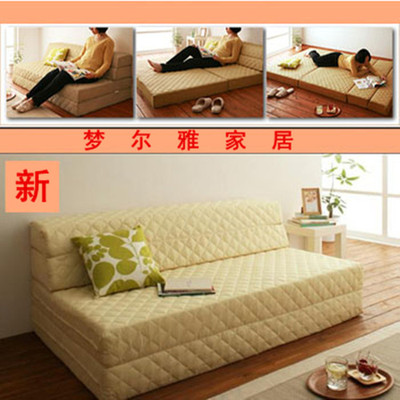 可定制多功能折叠沙发床小户型新日式沙发床1.8米懒人沙发可拆洗