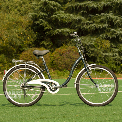 捷安特莫曼顿自行车莉莉女式22寸24寸复古学生单车城市通勤车摩拜