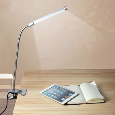 LED护眼学习节能台灯USB夹子灯卧室床头书桌电脑桌调光宿舍神器灯