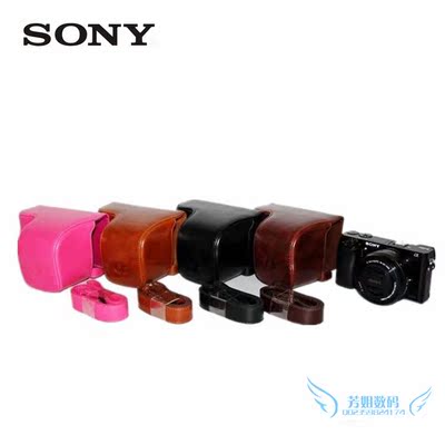 索尼ILCE-6000相机皮套 微单包 A6000专用保护套摄影包 16-50镜头