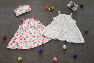 婴儿裙子公主裙夏0-1-2岁女童夏装连衣裙纯棉宝宝背心裙婴幼儿裙
