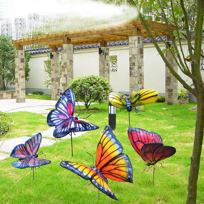 园林景观大型仿真动物蝴蝶玻璃钢雕塑摆件公园户外花园装饰工艺品