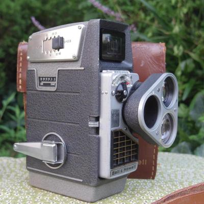美国古董bell howell 8mm电影摄影机古董工业LOFT风软装保真旧物