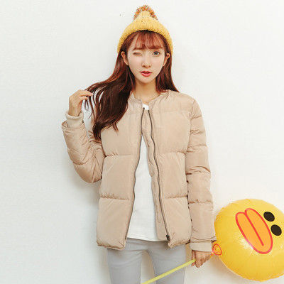 新款韩国短款女棉衣修身防寒加厚面包服棉保暖棉袄大码学生外套冬