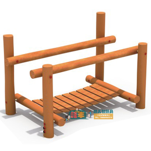 幼儿园早教儿童户外感统荡桥 平衡木 室内多功能独木桥平衡走桥