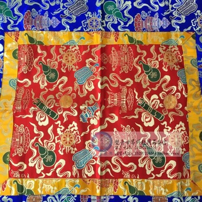 藏传佛教佛堂用品 法桌布  供桌布 八吉祥图案