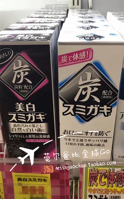 日本小林制药黑炭竹炭美白去牙渍牙垢清新口气防蛀牙膏 100g