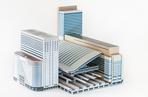大阪站纸模型 日本大阪火车站 手工DIY城堡建筑场景沙盘作业模型