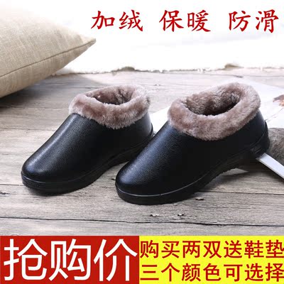 冬季老北京布鞋女鞋高帮防滑厚底老人鞋老年人保暖棉鞋加厚妈妈鞋