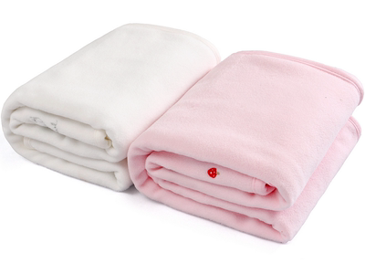 2016婴儿摇粒绒双层毛毯宝宝小被子新生儿外出保暖便携毯加厚秋冬