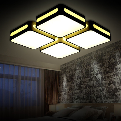 LED吸顶灯具天空之城客厅灯长方形 正方卧室灯餐厅书房灯新款简约