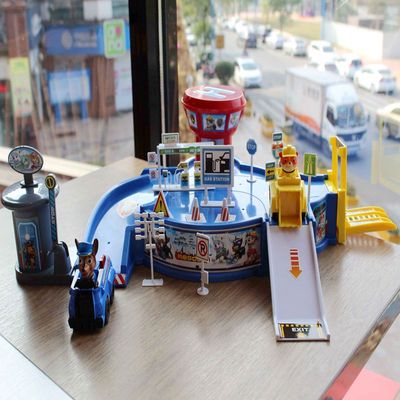 儿童节礼盒装汽车停车场玩具TAYO巴士汽车套装可爱泰路小巴士玩具