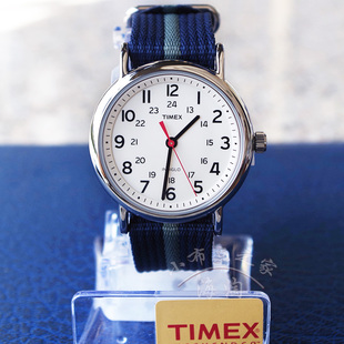天美时TIMEX T2N654 中性 天美时时尚多彩尼龙表带夜光美国代购