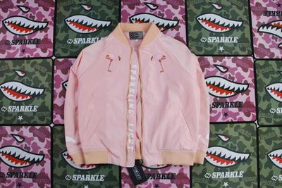 SPARKLE粉色MA1空军夹克女棒球服女生飞行员夏秋薄款横须贺短外套