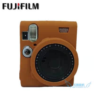 富士 拍立得 mini90硅胶套 一次成像相机包 迷你mini90专用摄影包