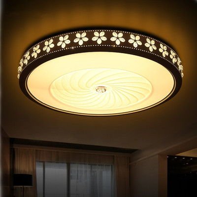 现代简约LED无极调光卧室客厅过道阳台书房创意温馨圆形吸顶灯