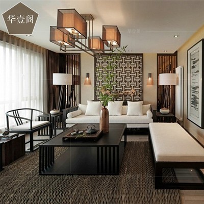 现代休闲沙发客厅布艺沙发组合办公室会所高级酒店工程家具定制