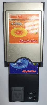 EagleTec CF LAN Card PCMCIA转CF转网卡