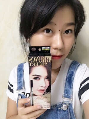 泰国正品第一彩妆Mistine3D立体眉笔+染眉定型膏+眉粉 三合一