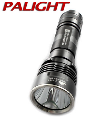 PALIGHT霸光强光手电筒LED可充电远射黄光26650探照灯T6家用防身