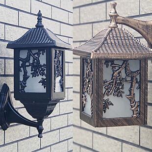 中式复古户外壁灯防水明清古典大门外墙茶楼书房咖啡厅凉亭壁灯