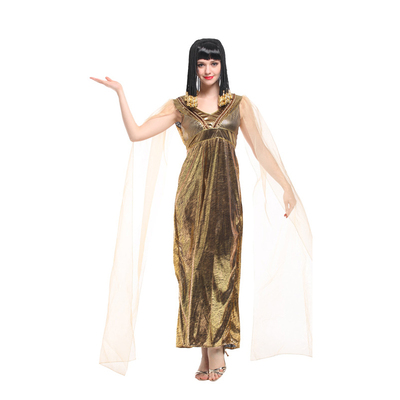 万圣节服装成人女埃及皇后衣服艳后服装公主罗马女古希腊长裙网纱