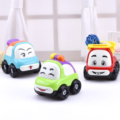 儿童卡通惯性车工程车滑行玩具车子套装宝宝玩具车迷你小汽车男孩