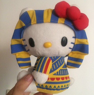 儿童节礼物日本限定埃及法老hello kitty毛绒公仔娃娃