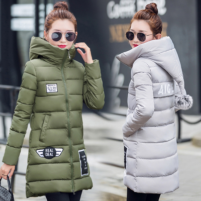 2016冬季新款中长款棉服韩版收腰面包服加厚羽绒大码学生外套棉衣