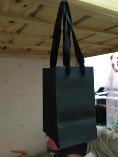 9*9*15日本东京正品黑色空白中号竖款时尚品牌纸袋礼品袋手提袋子