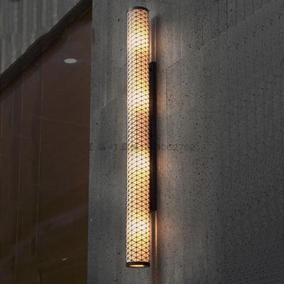 新中式壁灯现代中式设计师别墅酒店会所楼梯过道壁灯工程定制壁灯