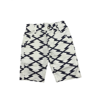 男童短裤 2016夏装新款蓝白菱形几何印花男童短裤
