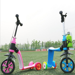 特价促销多功能儿童滑板车 米高三合一三轮滑板车 可调节滑行车