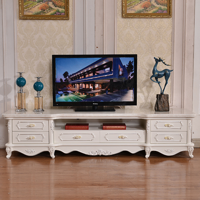 欧式大理石电视柜茶几组合 大小户型简约客厅宜家储物电视机桌