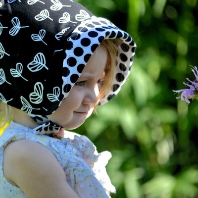 Ub2欧式儿童防晒帽子双面戴娃娃帽/ 婴儿宝宝秋冬加绒保暖护耳帽