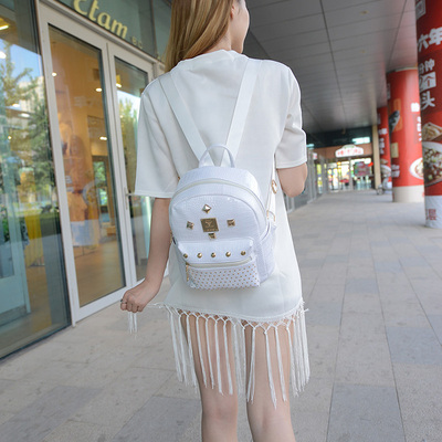 韩版新款双肩包女小背包女生包包休闲学院风学生书包女包迷你背包