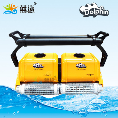 海豚2×2泳池全自动吸污机40米线长双体机水下吸尘器水龟原装进口