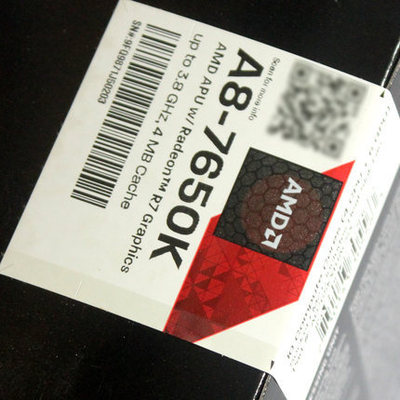 AMD A8-7650K盒装CPU 3.3GHz FM2+ APU A8 7650KCPU四核处理器AMD