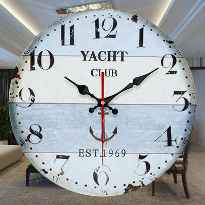 欧式家用钟表卧室客厅超静音创意复古壁钟现代简约大气时钟挂钟表