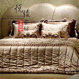 奢华别墅样板房样板间欧式法式高档婚庆床品床上用品多件套家纺