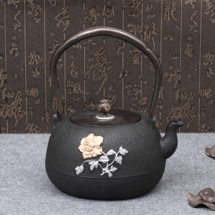 日本铁壶原装进口正品茶具南部铁器铸铁电陶炉茶壶无涂层特价珍品