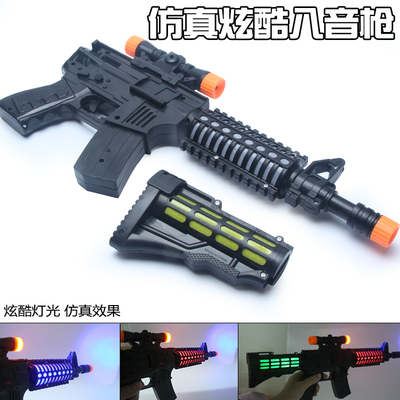 电动连发声光玩具枪M4A1仿真冲锋狙击步枪男孩水弹玩具儿童玩具枪